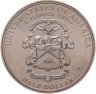 Купить США 1/2 доллара (dollars) 2013 "5-звездочные генералы армии США", знак монетного двора: "D" - Денвер, в буклете с маркой