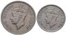 Купить Малайя набор из 2 монет: 10 и 20 центов 1948-1950 гг.
