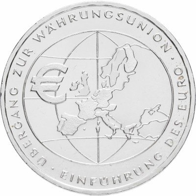 купить Германия 10 евро 2002 "Введение Евро"