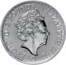 Купить Великобритания 2 фунта 2023 Стоящая Британия с портретом Королевы Елизаветы II