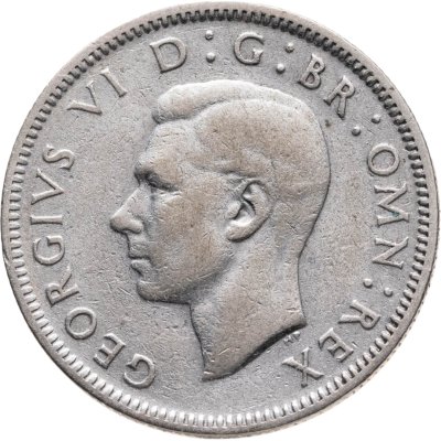 купить Великобритания 1 шиллинг (shilling) 1945 Английский шиллинг - лев, стоящий на короне