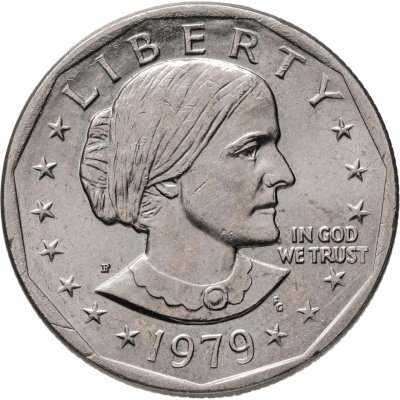 купить США 1 доллар (dollar) 1979 доллар "Сьюзен Энтони", знак монетного двора: "P" - Филадельфия