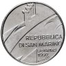 Купить Сан-Марино 100 лир (lire) 1990   "Шестнадцать веков истории"