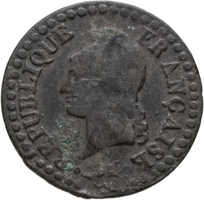 купить Франция 1 сантим (centime) 1798-1799, 7 год республиканского календаря