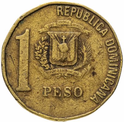 купить Доминикана 1 песо (peso) 1991-1992