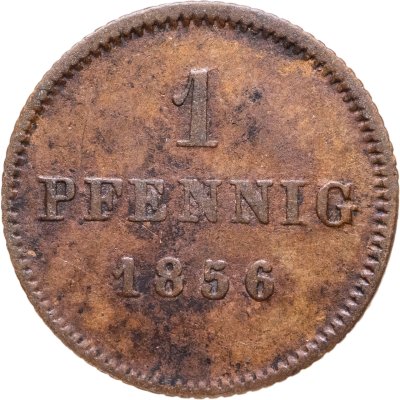 купить Германия, Бавария 1 пфенниг 1856