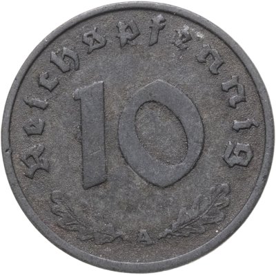 купить Германия, Третий рейх 10 рейхспфеннигов 1941 "А"