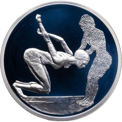 купить Греция 10 евро 2004 Proof "XXVIII летние Олимпийские Игры, Афины 2004 - Плавание"