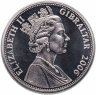Купить Гибралтар 1 крона (crown) 2006 "80 лет со дня рождения Королевы Елизаветы II" - четыре портрета