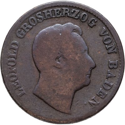 купить Германия, Баден 1 крейцер 1851