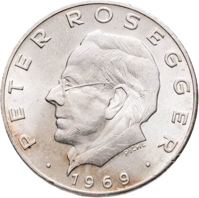 купить Австрия 25 шиллингов (shillings) 1969 Петер Розеггер