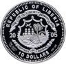 Купить Либерия 10 долларов 2005 Proof серия Вымирающие виды "Австралийская коала"