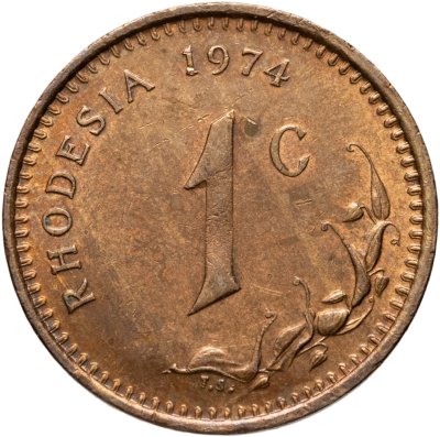 купить Родезия 1 цент (cent) 1974