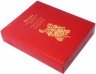 Купить Острова Кука набор из 4-х монет 1 доллар 2008  "Пионы - цветы небесной красоты"
