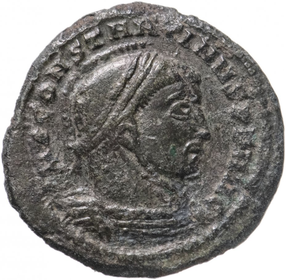купить Римская Империя, Константин I, 306–337 годы, Нуммий (реверс: две Виктории держат щит)