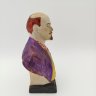 Купить Статуэтка "Бюст В.И. Ленина", автор формы Ингал Боголюбов, бисквит, владельческая роспись позднего периода, Ленинградский фарфоровый завод (ЛФЗ), СССР, 1950-1970 гг.