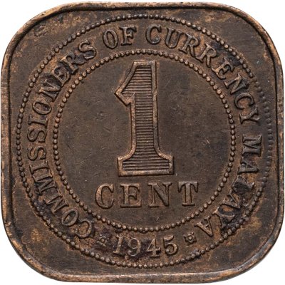 купить Малайя 1 цент (cent) 1945