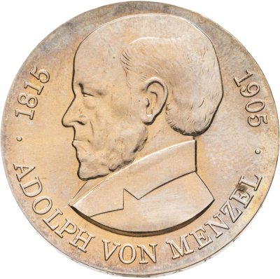 купить Германия, ГДР 5 марок 1980 "Адольф фон Менцель"