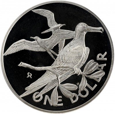 купить Британские Виргинские острова 1 доллар 1973 "Великолепный фрегат"