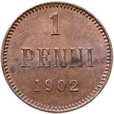 купить 1 пенни (penni) 1902 Российская Финляндия