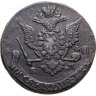 Купить 5 копеек 1778 ЕМ  орёл 1780 - 1787, нового образца