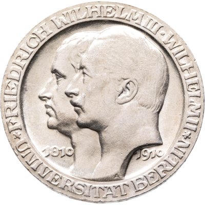 купить Германия (Империя) 3 марки (mark) 1910 "Берлинский университет"