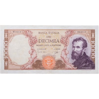 купить Италия 10000 лир 1962 (1964) (Pick 97b)