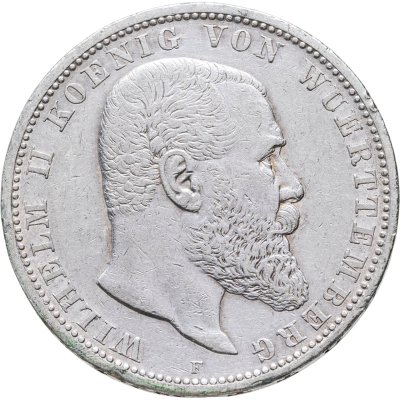 купить Германия, Вюртемберг 5 марок (mark) 1904