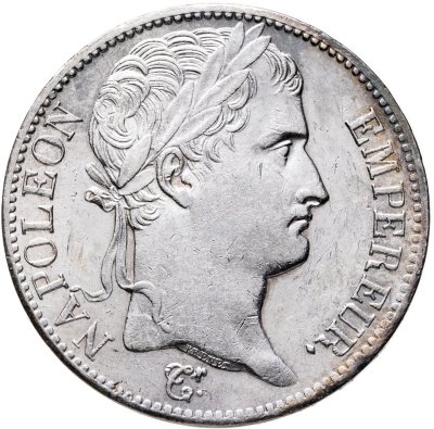купить Франция 5 франков (francs) 1811 с портретом Императора Наполеона I монетный двор А - Париж