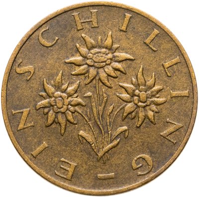 купить Австрия 1 шиллинг (shilling) 1972