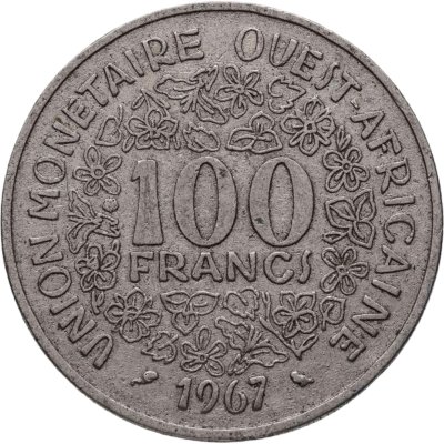 купить Западная Африка (BCEAO) 100 франков (francs) 1967