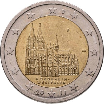 купить Германия 2 евро 2011 "Федеральные земли Германии: Северный Рейн - Вестфалия"