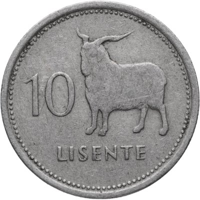 купить Лесото 10 лисенте (lisente) 1979