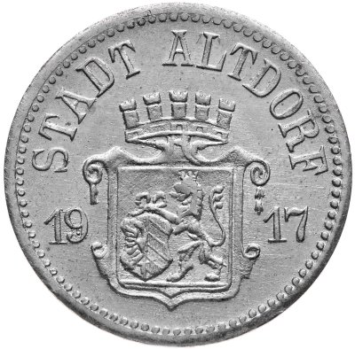 купить Германия, Альтдорф 10 пфеннигов 1917