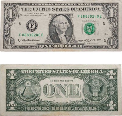 купить США 1 доллар 1993 год (Pick 490а) F-Атланта