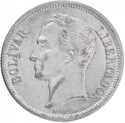 купить Венесуэла 2 боливара 1945