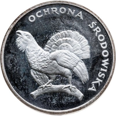 купить Польша 100 злотых (zlotych) 1980 "Охрана окружающей среды - Глухарь"