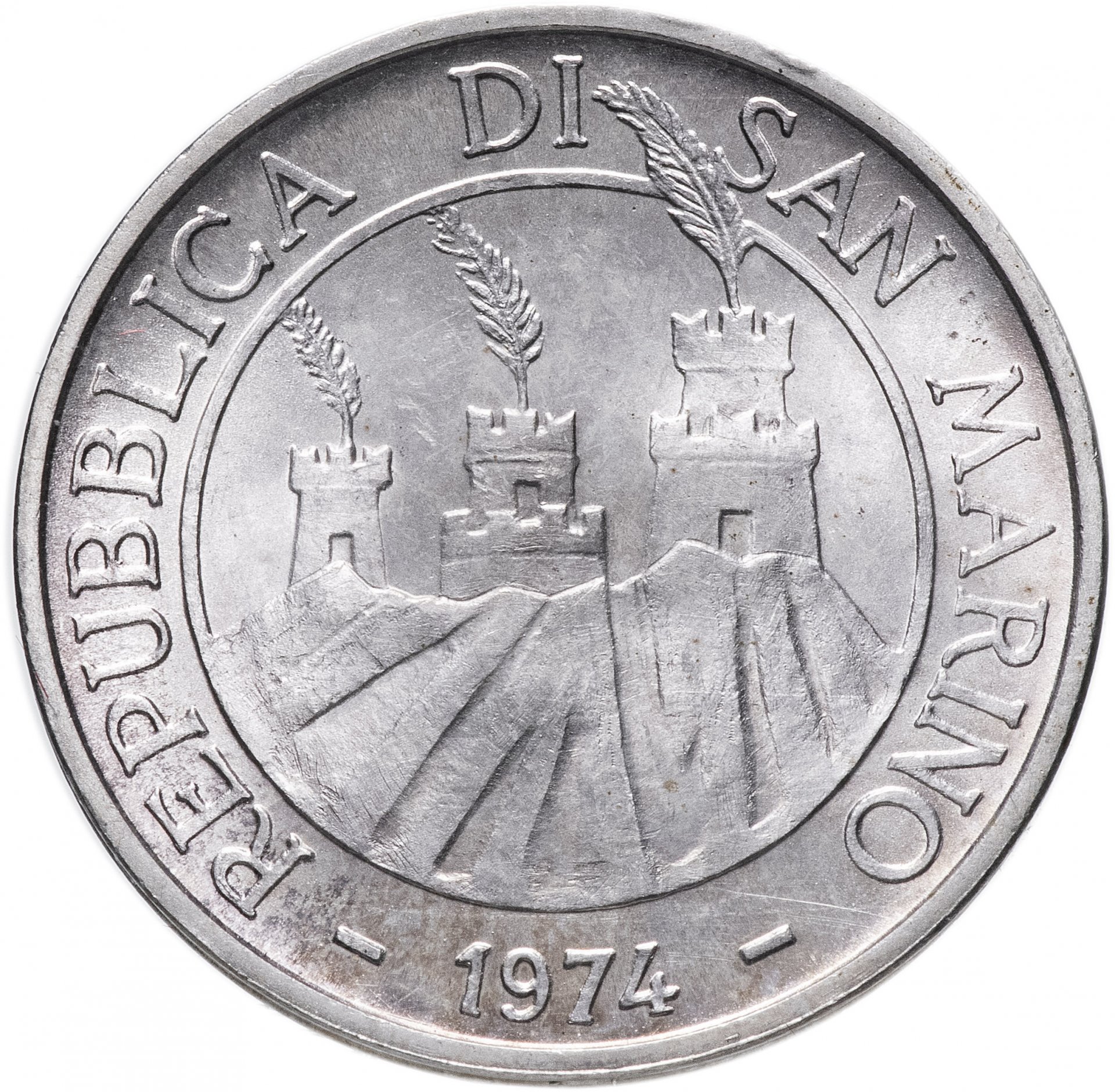 Сан марино каталог. Сан-Марино 5 лир, 1974. Сан-Марино, 100 лир. Сан-Марино 500 лир, 1974. Монеты Сан Марино 1974.