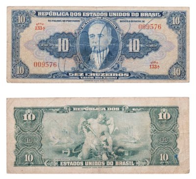 купить Бразилия 10 крузейро 1961-1963