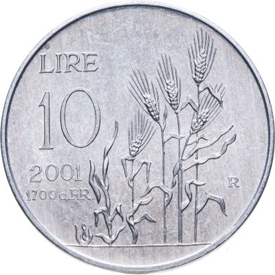 купить Сан-Марино 10 лир (lire) 2001