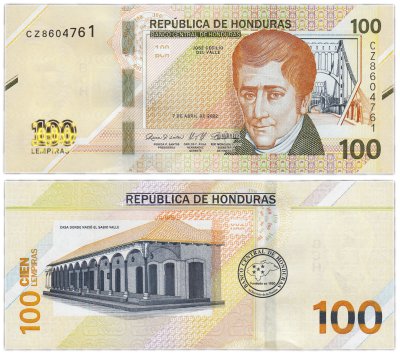 купить Гондурас 100 лемпира 2022 год Pick 112