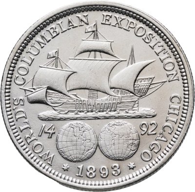купить США 1/2 доллара (50 центов, half dollar) 1893 "Колумбийская выставка"