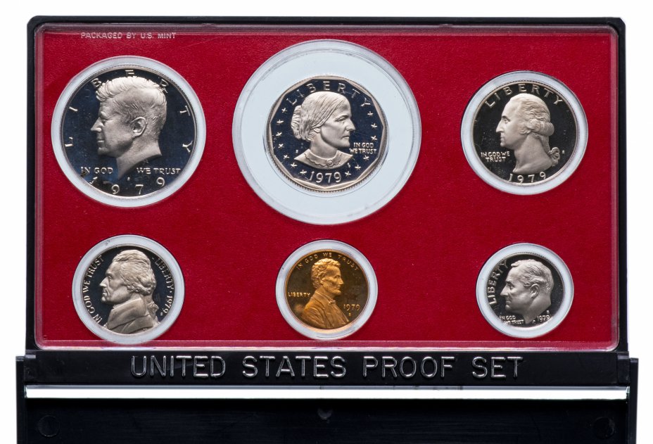 купить США Годовой набор монет 1979 "S" (6 монет в футляре-подставке)