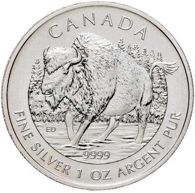 купить Канада 5 долларов (dollars) 2013 "Дикая фауна Канады - Лесной бизон"