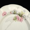 Купить Тарелка с нежным цветочным декором, фаянс, деколь, золочение, Товарищество М.С. Кузнецова, Российская империя, 1889-1917 гг.