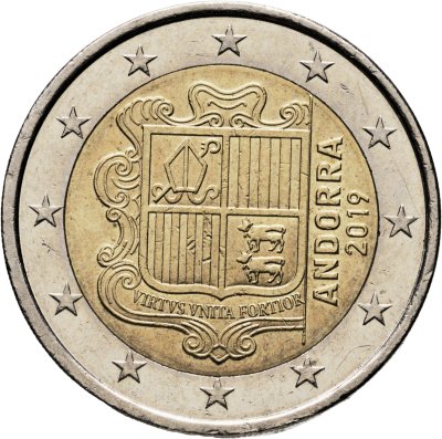 купить Андорра 2 евро 2019