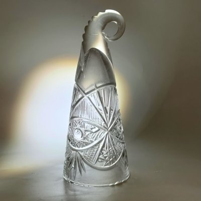 купить Кубок для вина "Рог изобилия", хрусталь, алмазная грань, СССР, 1970-1990 гг.