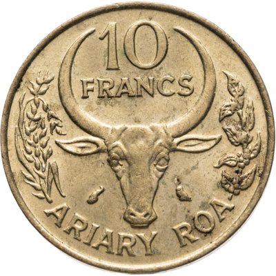 купить Мадагаскар 10 франков 1989