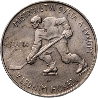 купить Чехословакия 100 крон 1985 "Чемпионат Мира и Европы по хоккею"
