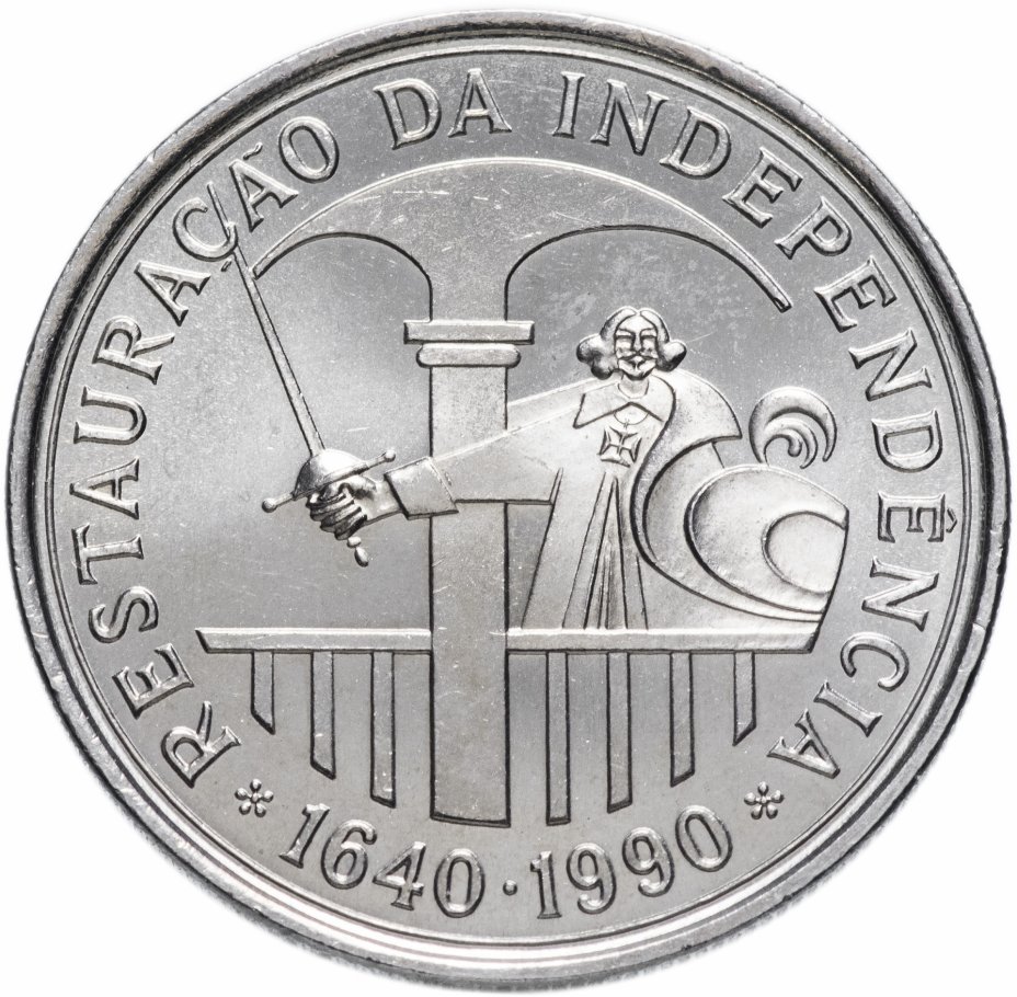 купить Португалия 100 эскудо (escudos) 1990   "350 лет со дня восстановления португальской независимости"